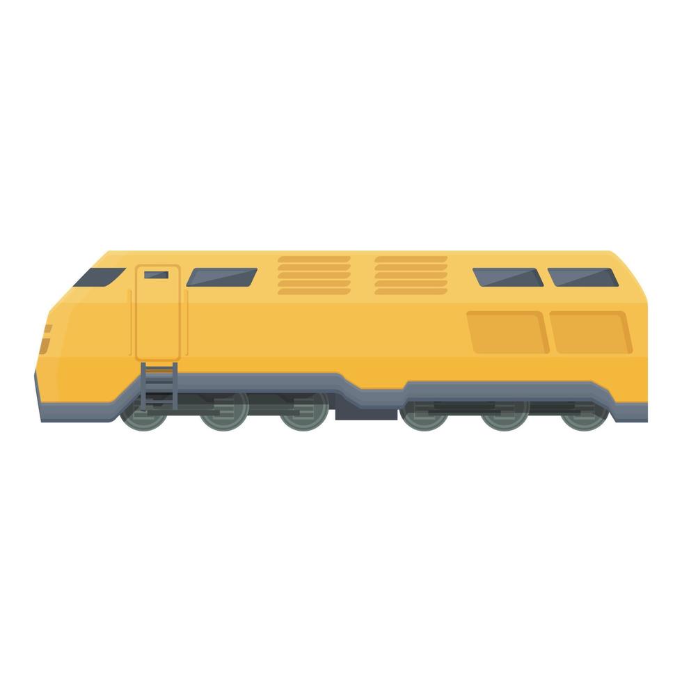 locomotora icono dibujos animados vector. tren bienes vector