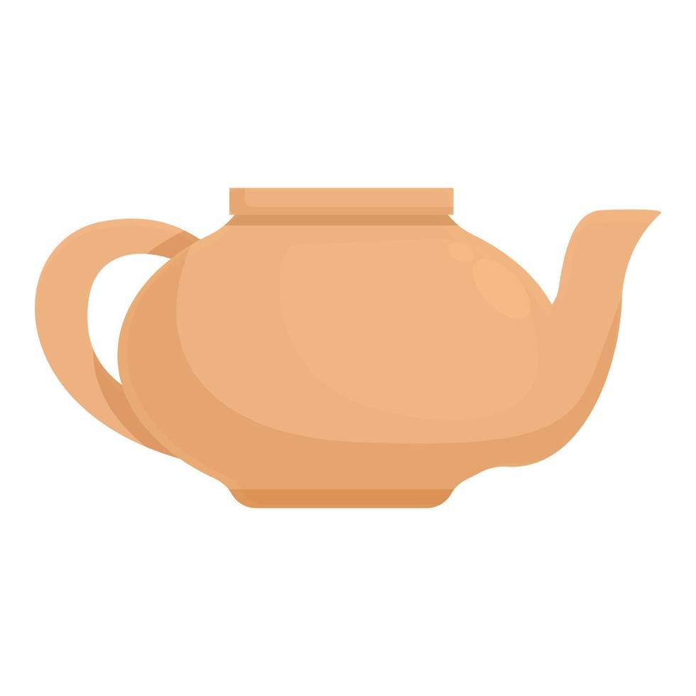 Tea pot icon cartoon vector. Home equipment vector