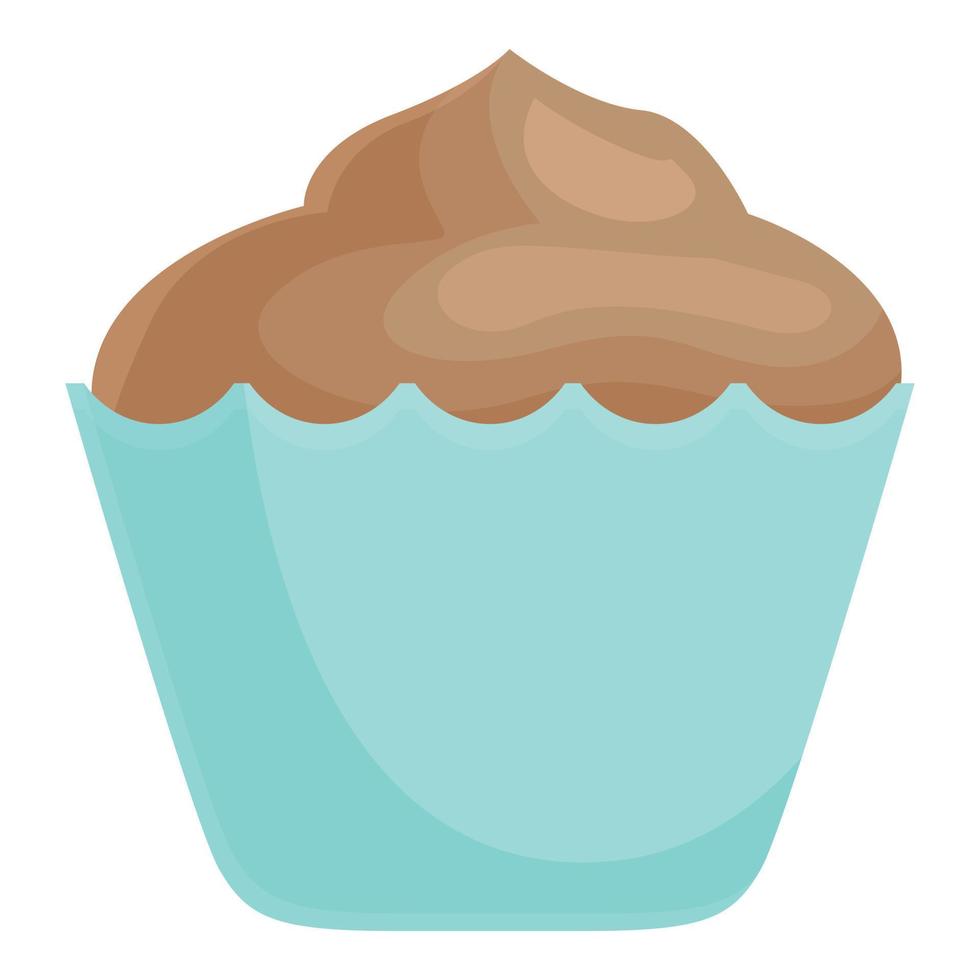 Cupcake icon cartoon vector. Gender party vector