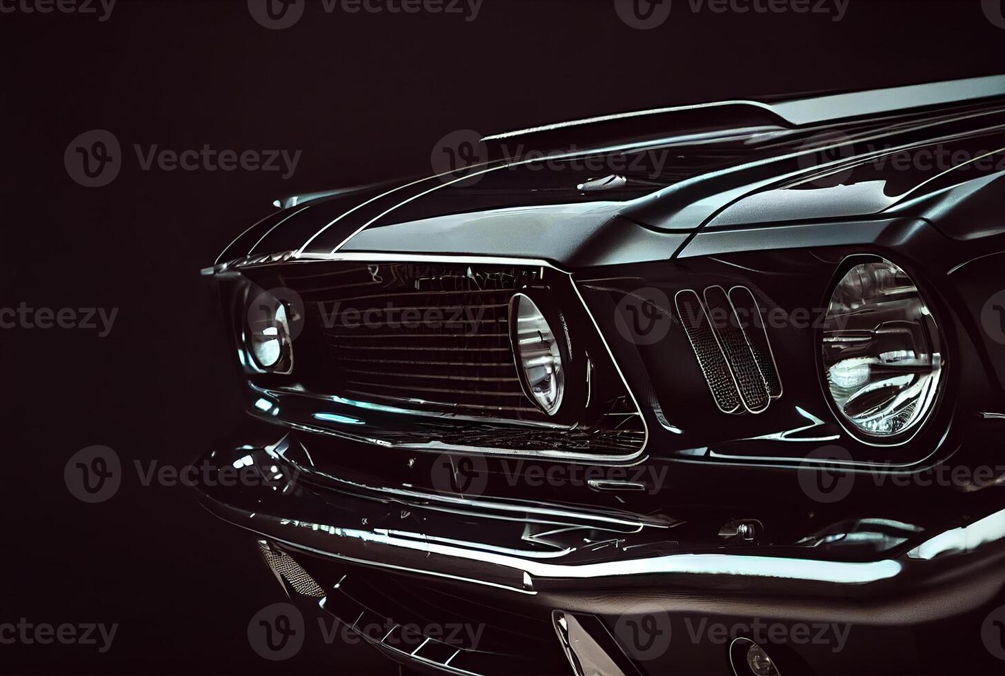 Vintage cars in the studio. photo
