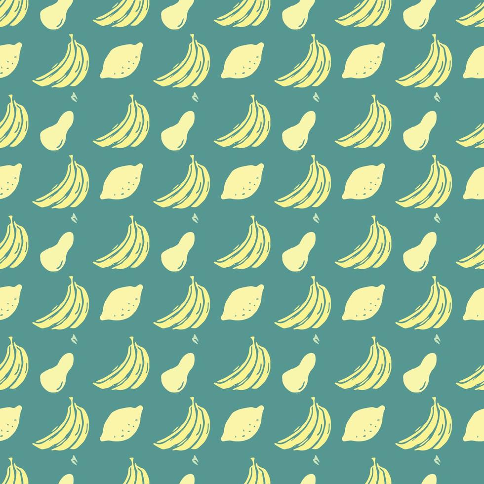 Seamless pattern with food icons. doodle food pattern. Food background vector