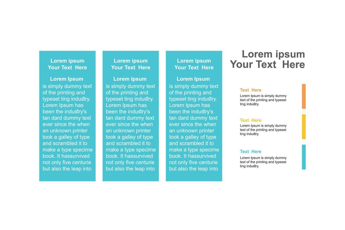business infographics design template. steps, flow chart. vector