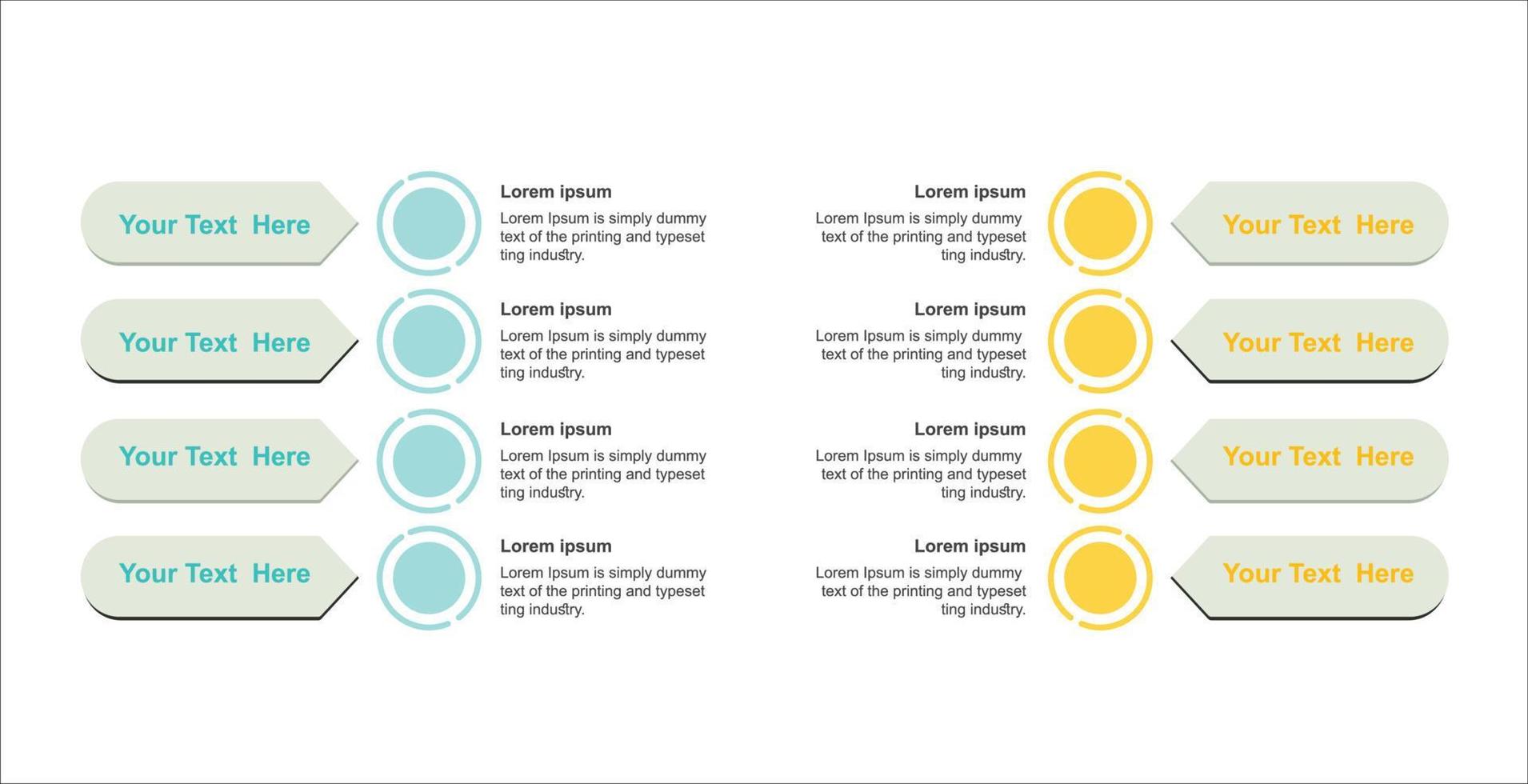 business infographics design template with icons and 5 options or steps. flow chart. vector