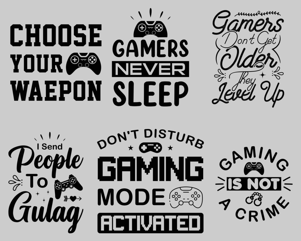 Gaming t-shirt design, gamer t-shirt design, game t-shirt,  t-shirt design template. vector