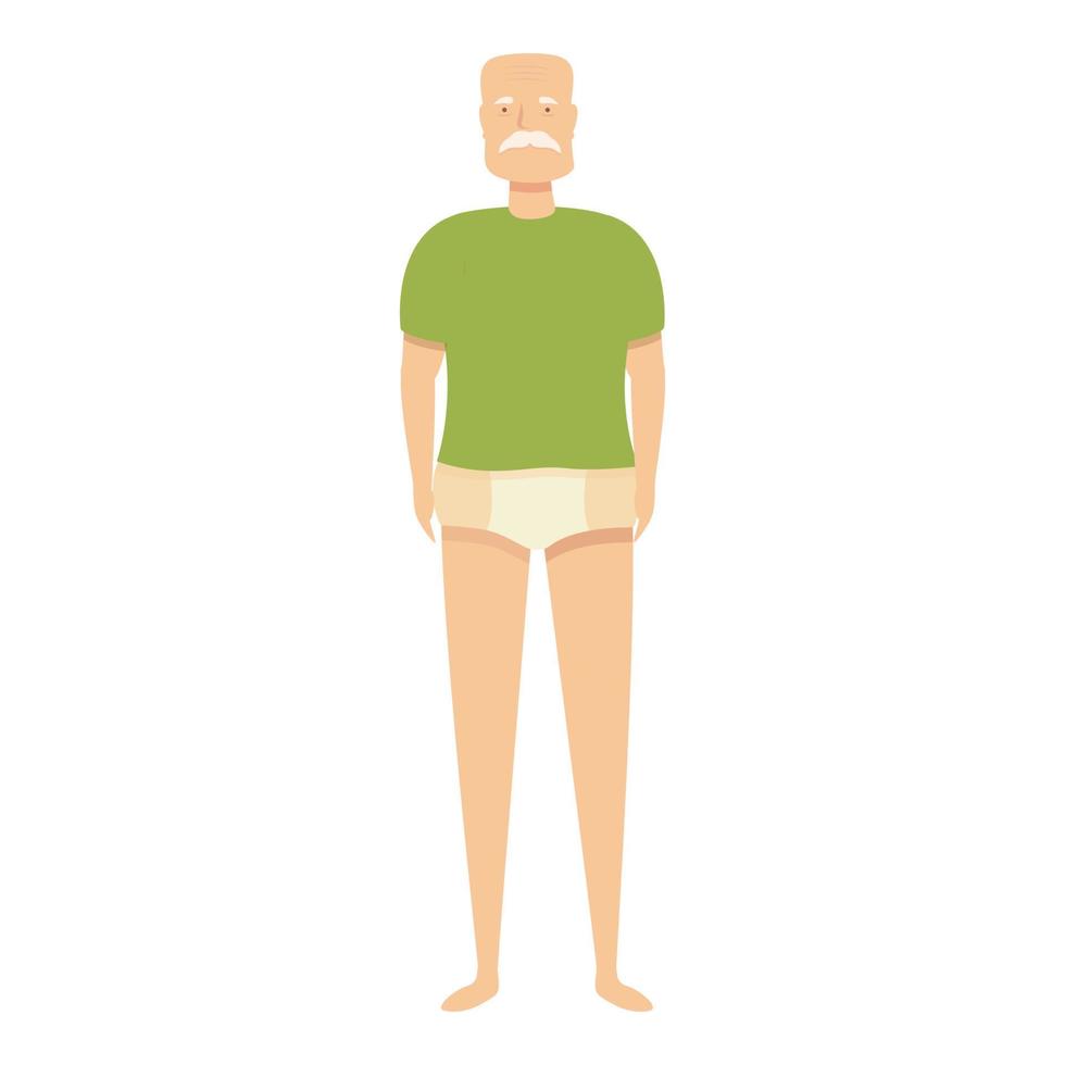 Father diaper icon cartoon vector. Adult health vector