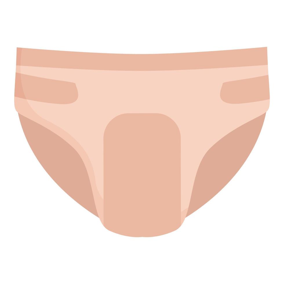 Red diaper icon cartoon vector. Adult health vector