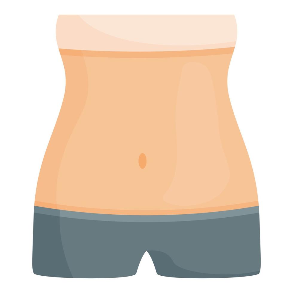Loss weight icon cartoon vector. Health body vector