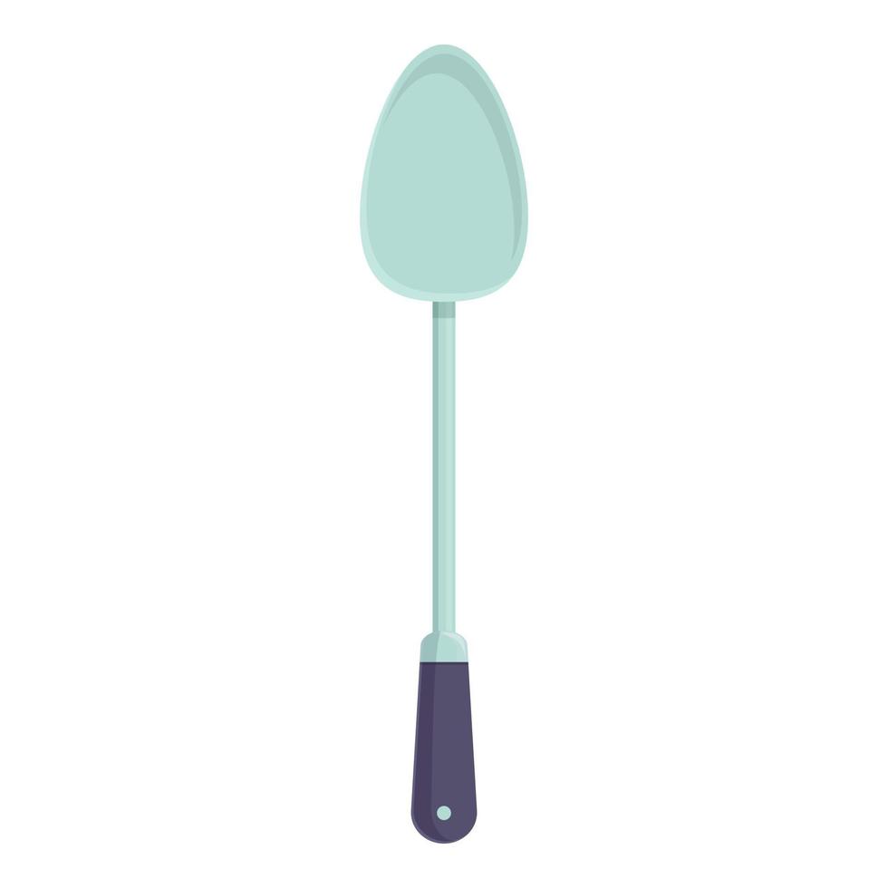 Tableware spoon icon cartoon vector. Kitchen cutlery vector