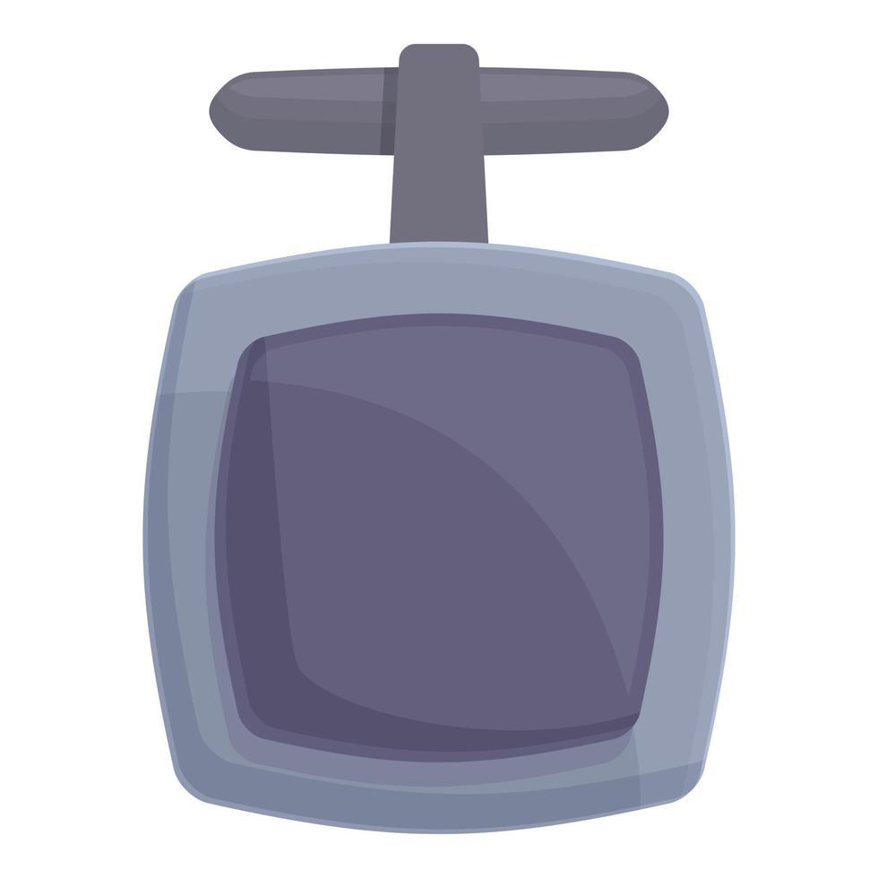 Luxury cufflink icon cartoon vector. Fashion elegance vector