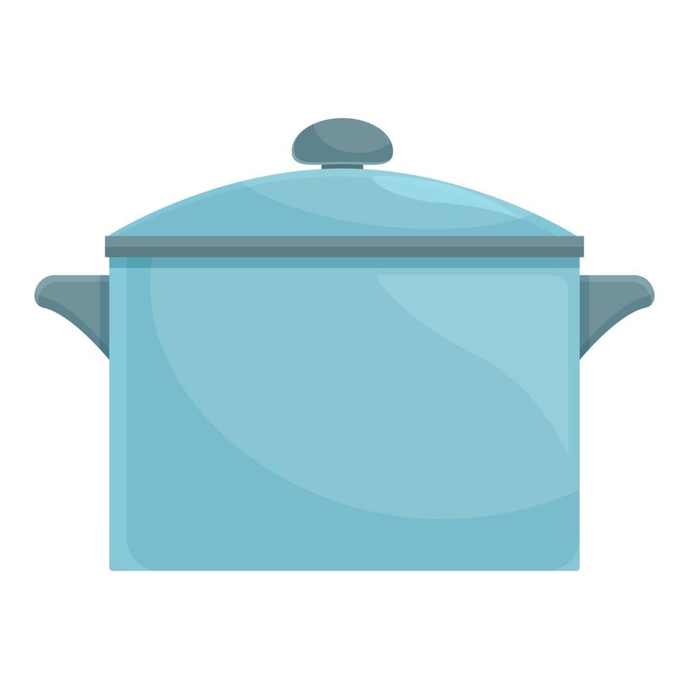 Saucepan icon cartoon vector. Cooking pot vector