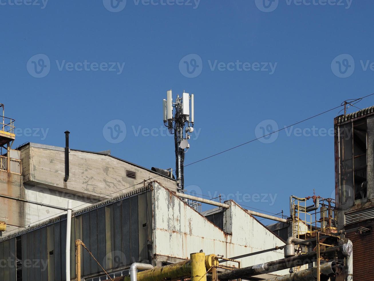 abandoned factory ruins photo