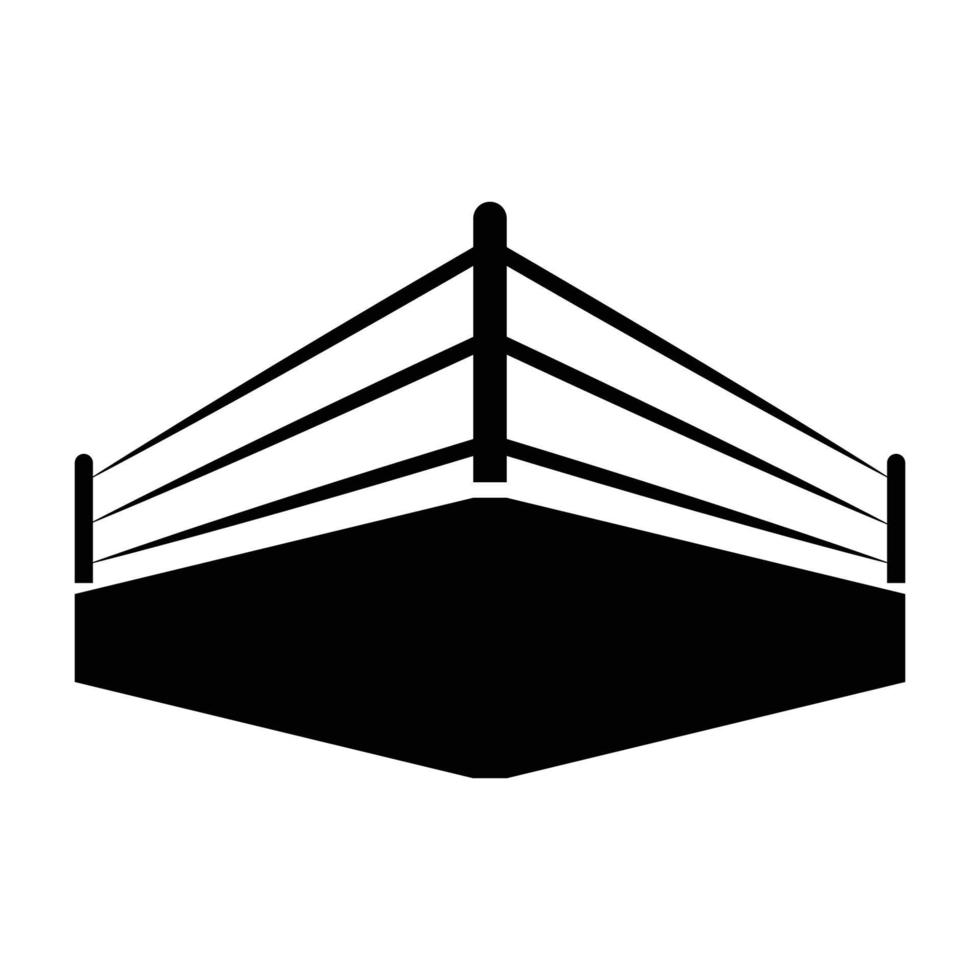 boxing ring icon vector