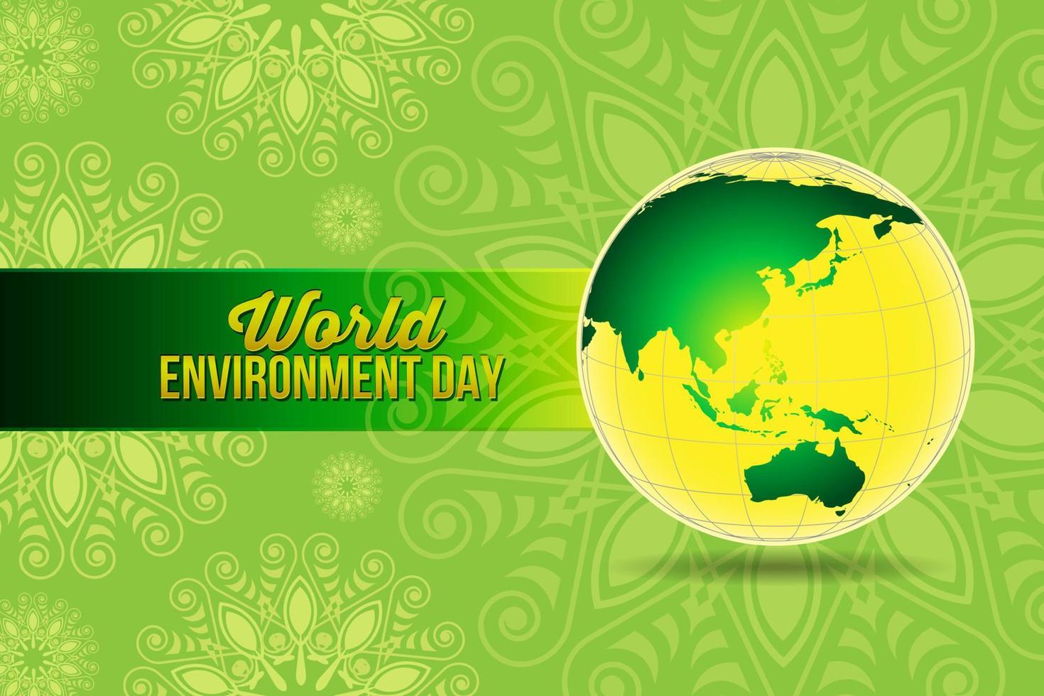 World environment and earth day concept for banner, poster, greeting card. Vector illustration