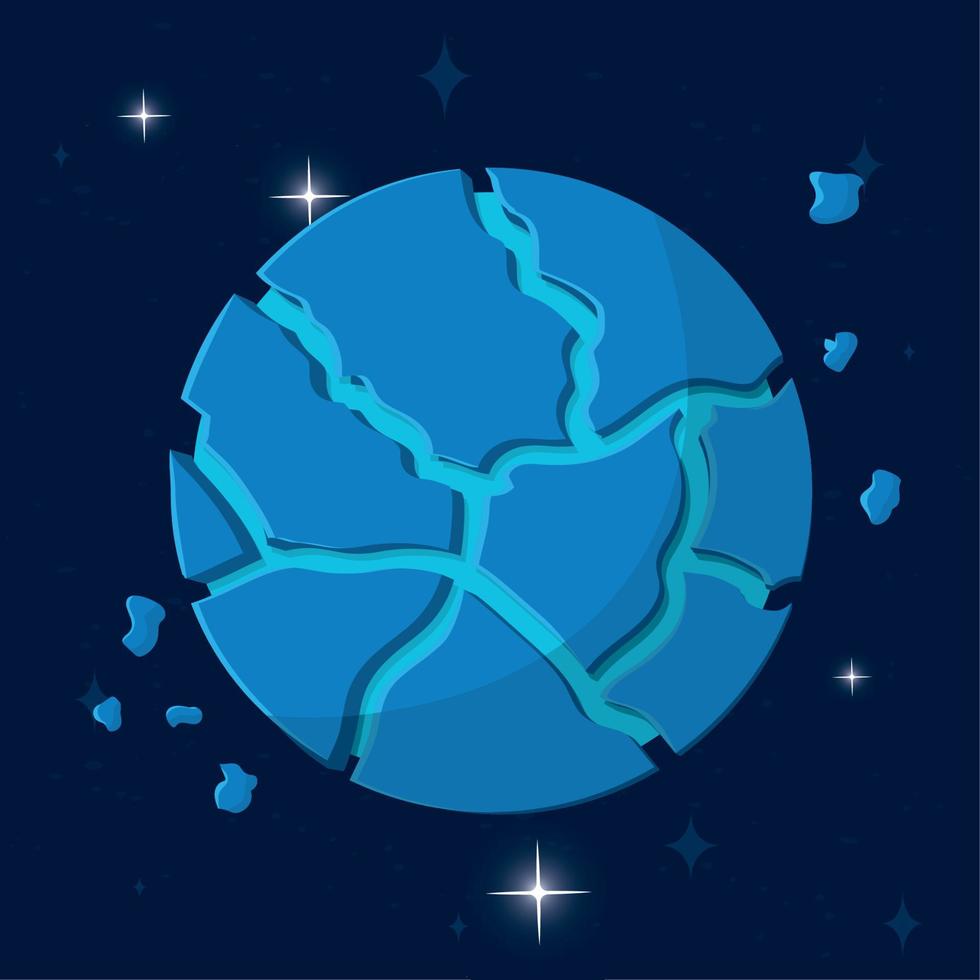 Isolated abstract colored scifi planet icon Vector illustration