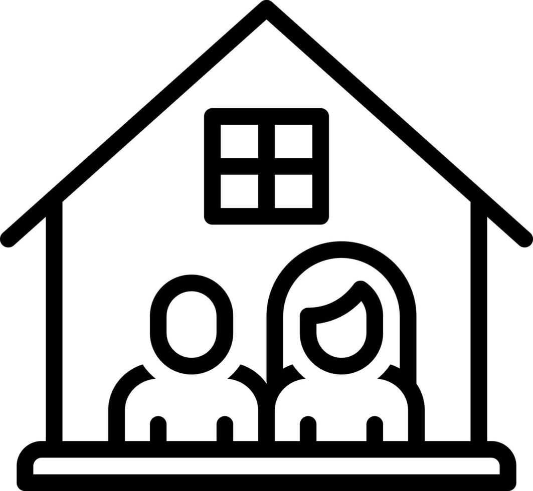 line con for household vector