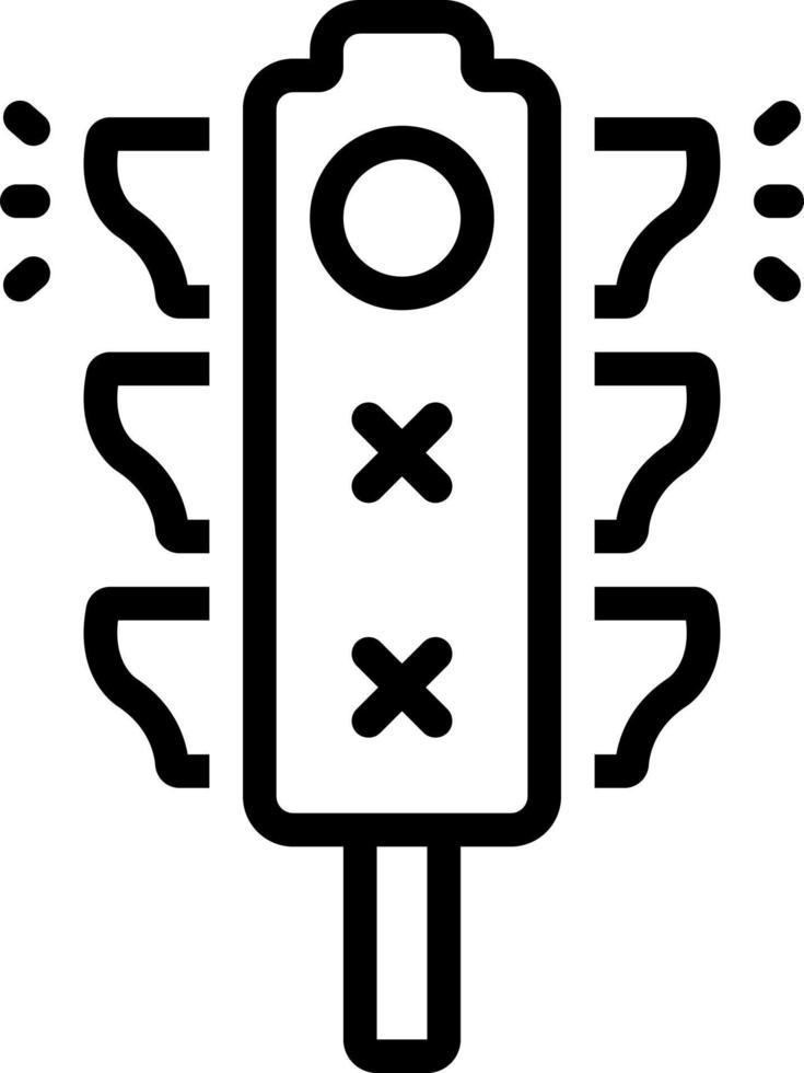line icon for red vector