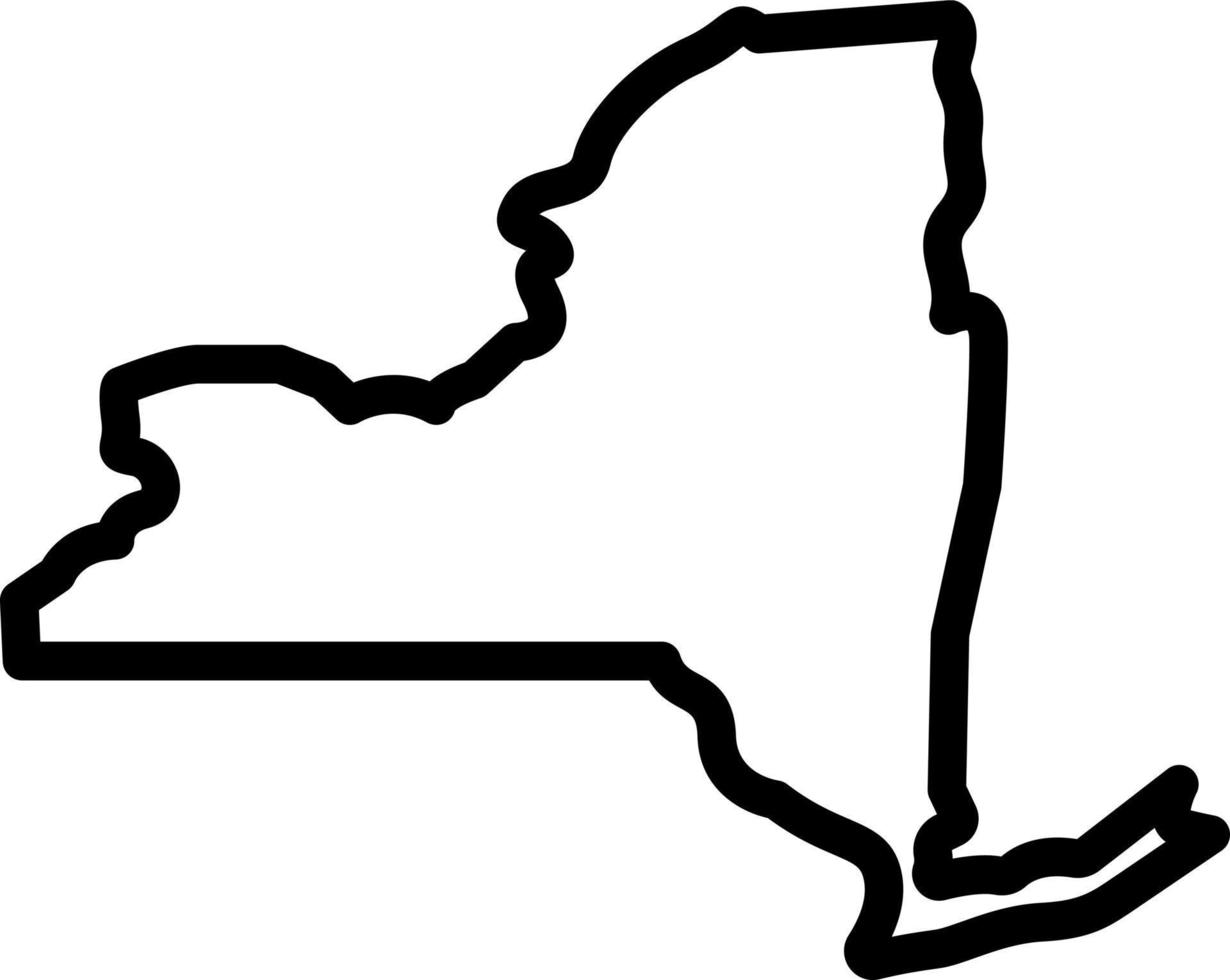 line icon for nyc vector