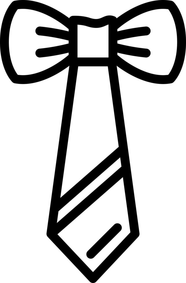 line icon for tied vector