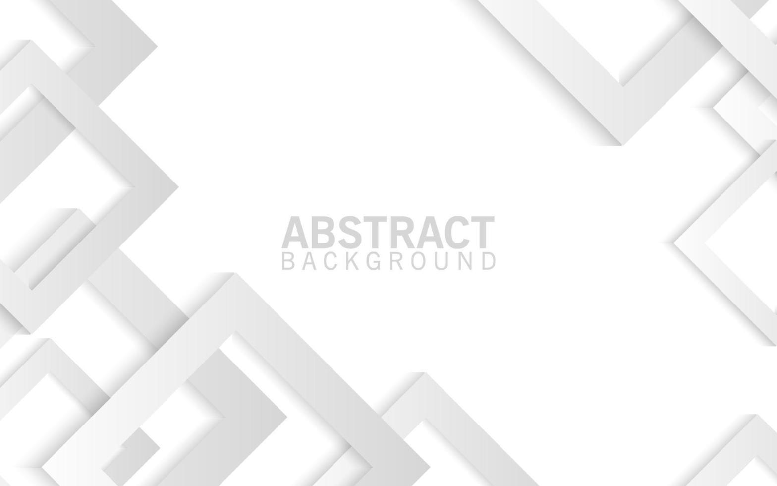 abstract modern geometric white grey square shapes design background wallpaper vector