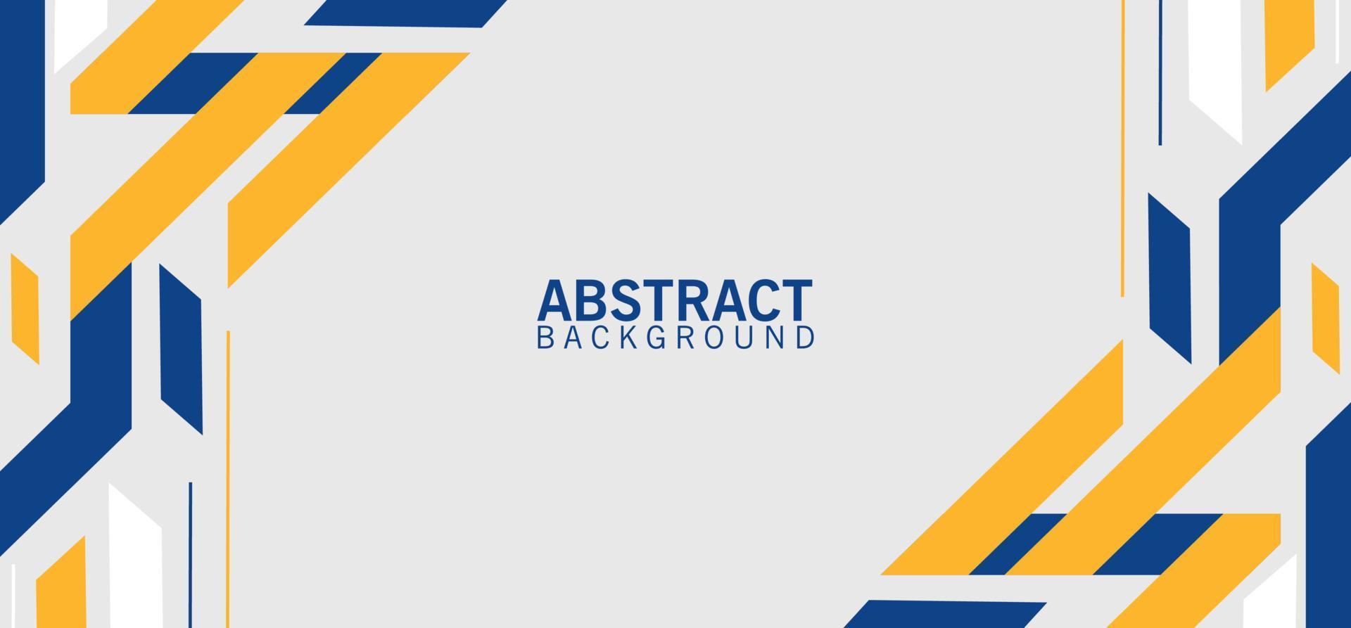 abstract modern blue yellow geometric banner line shapes stripes design background wallpaper vector