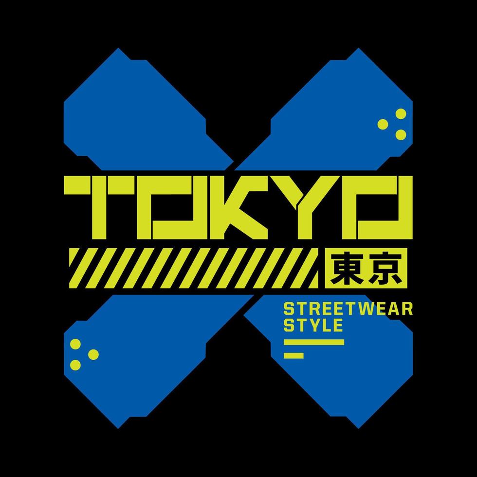 Tokyo japan streetwear y2k style colorful slogan typography vector design icon illustration. Japan text is Tokyo. Tshirt, poster, banner, fashion, slogan shirt, sticker, flyer
