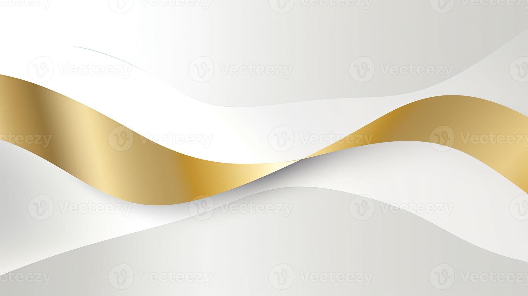 Luxury background with golden lines,Abstract background with curved gold photo