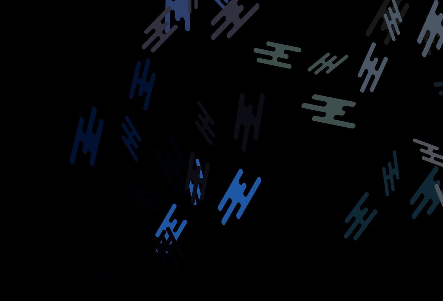 Dark Black vector background with straight lines.