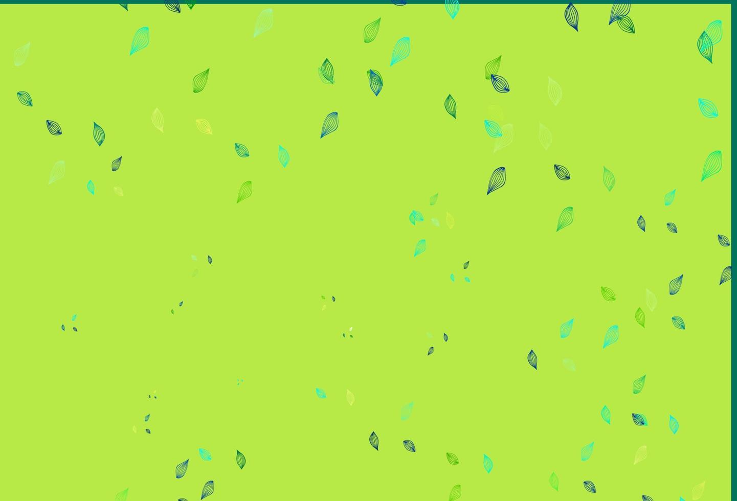 Light Blue, Yellow vector doodle layout.