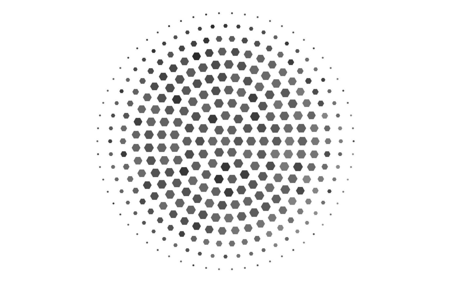 Light Silver, Gray vector backdrop with hexagons.