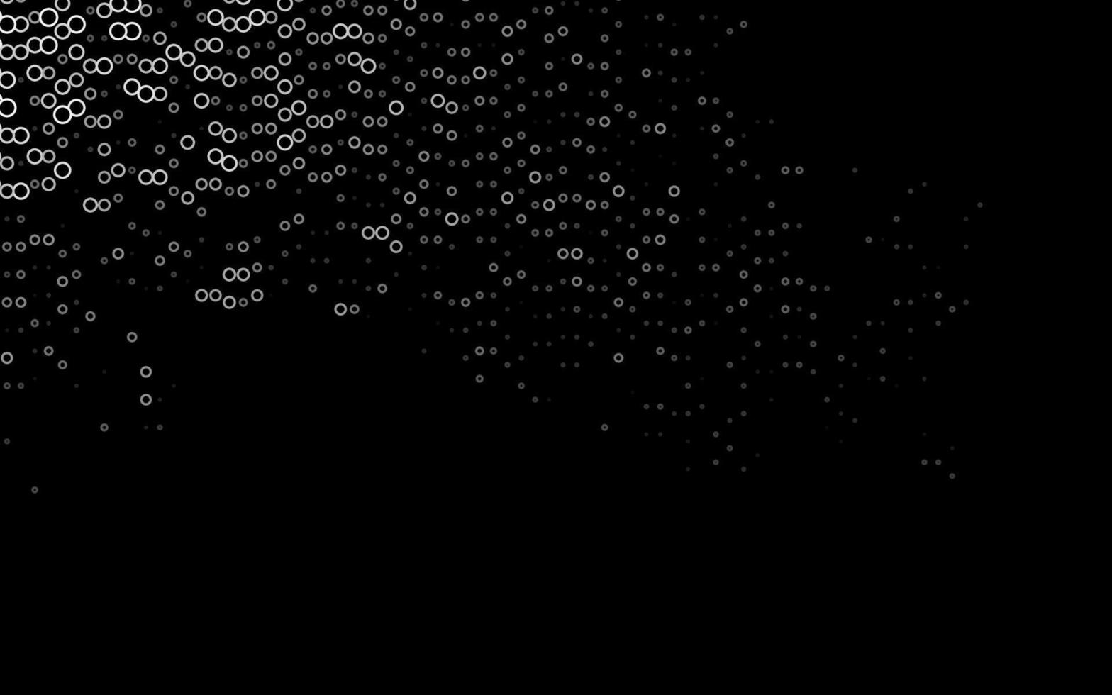 Dark Silver, Gray vector template with circles.