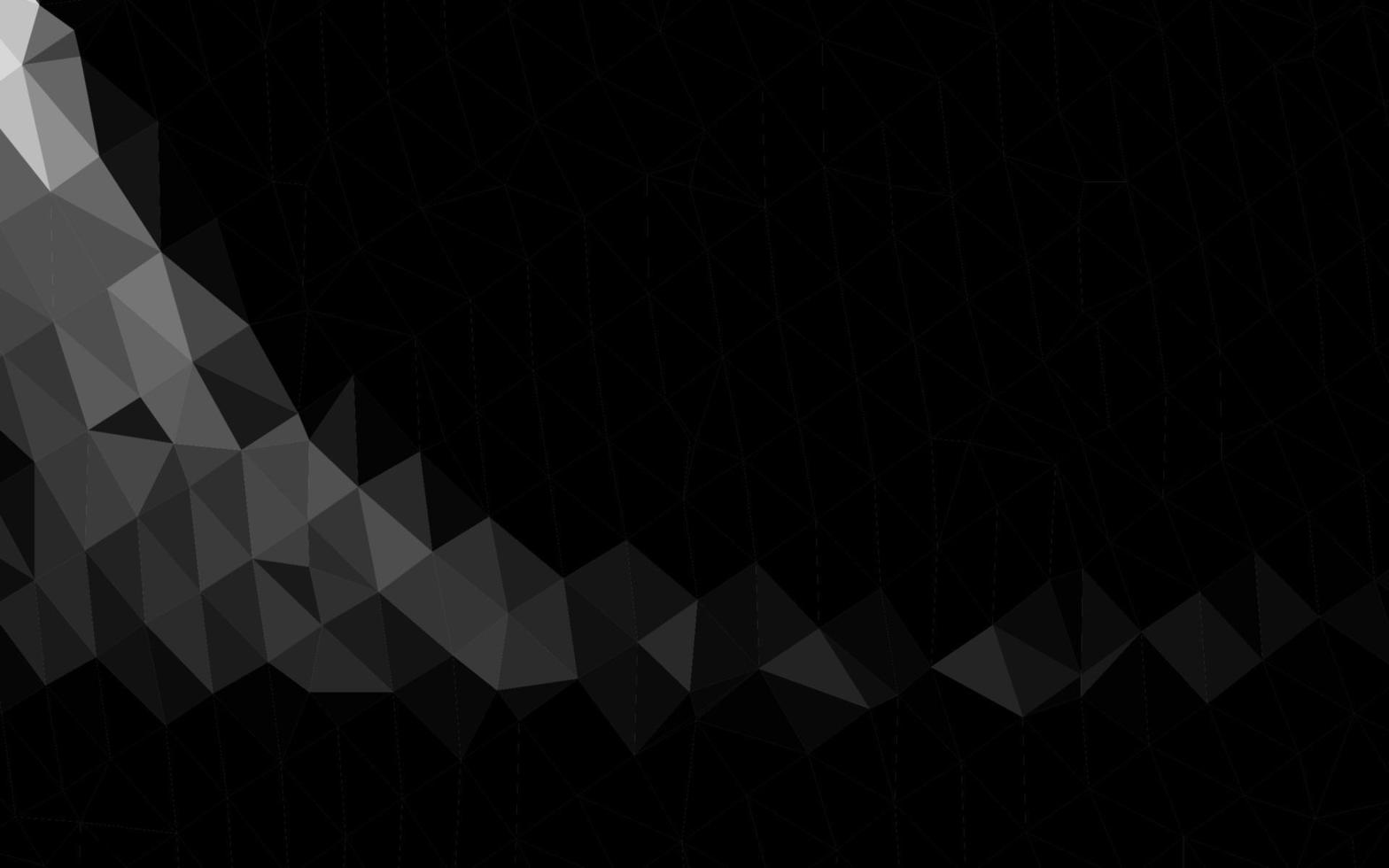 Dark Silver, Gray vector blurry triangle pattern.