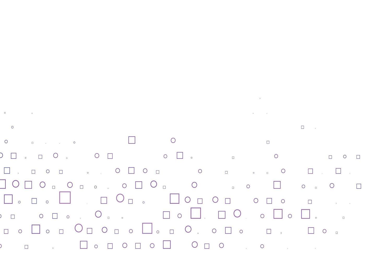 Light Purple vector template with spots, rectangles.