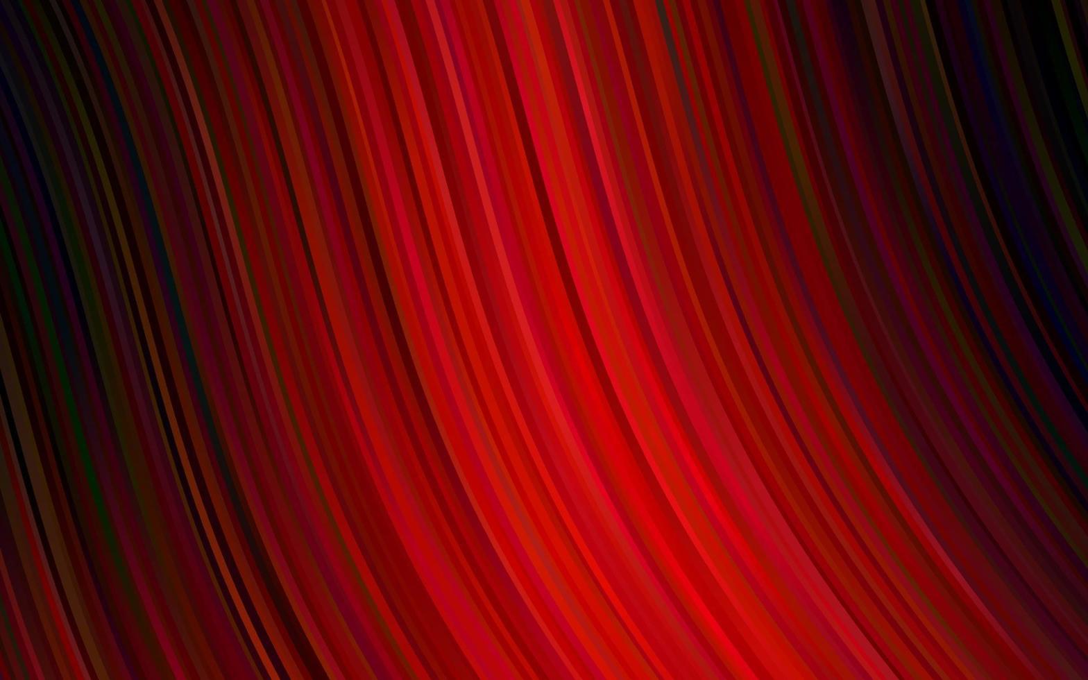 Light Red vector background with curved circles.
