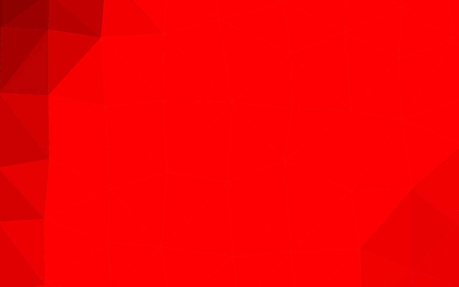 Light Red vector polygon abstract backdrop.