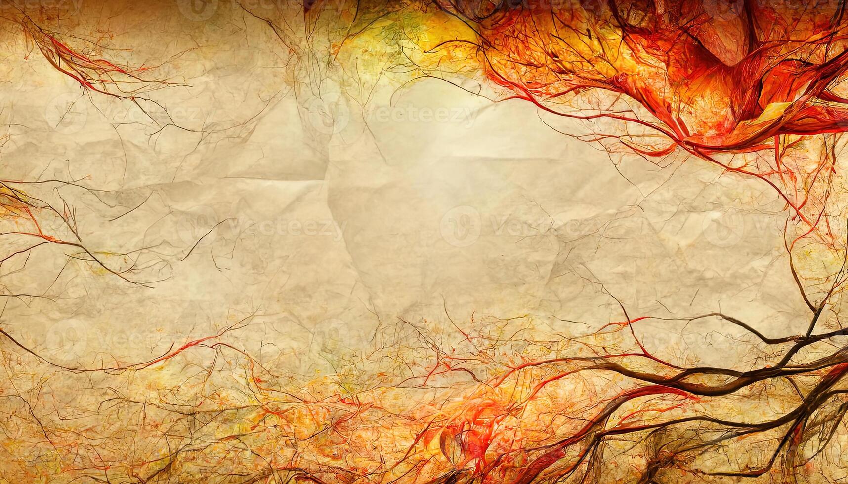 Blue and orange banner design and Abstract newspaper information wallpaper background header. photo