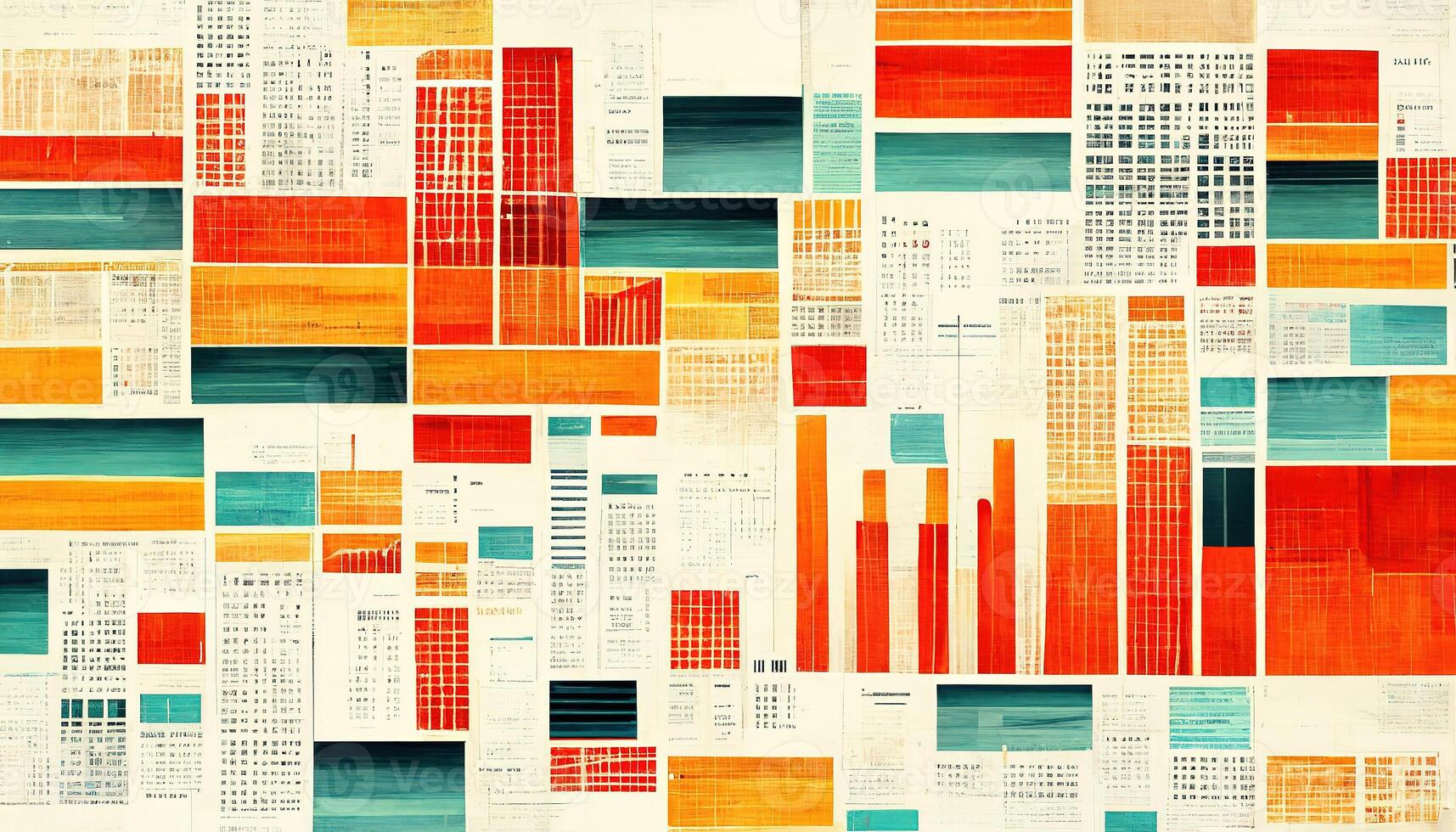2d illustration futuristic business background graph concept. photo