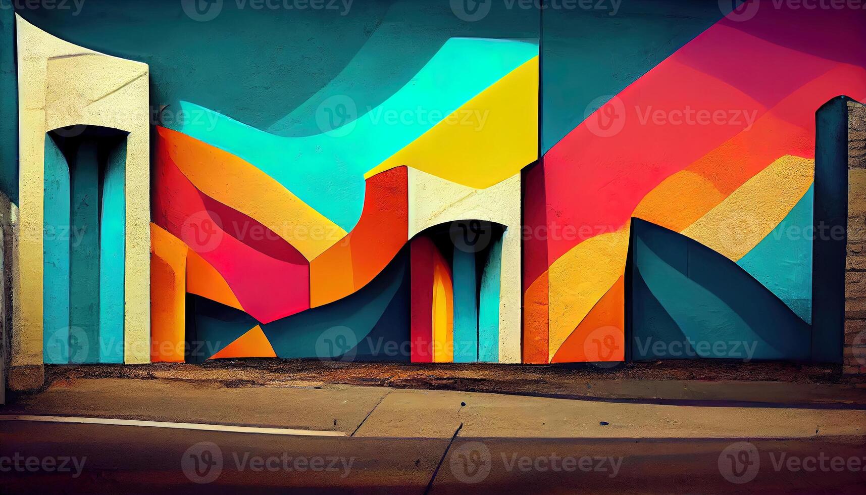 Space skyscraper skyline paint tourism. photo