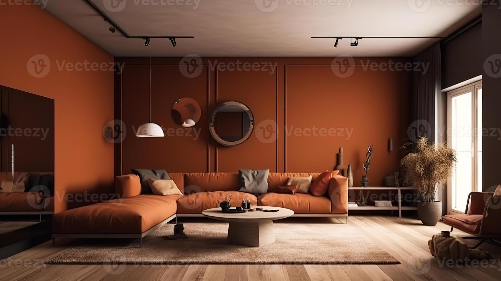 Background of a minimalist modern Japanese interior. photo