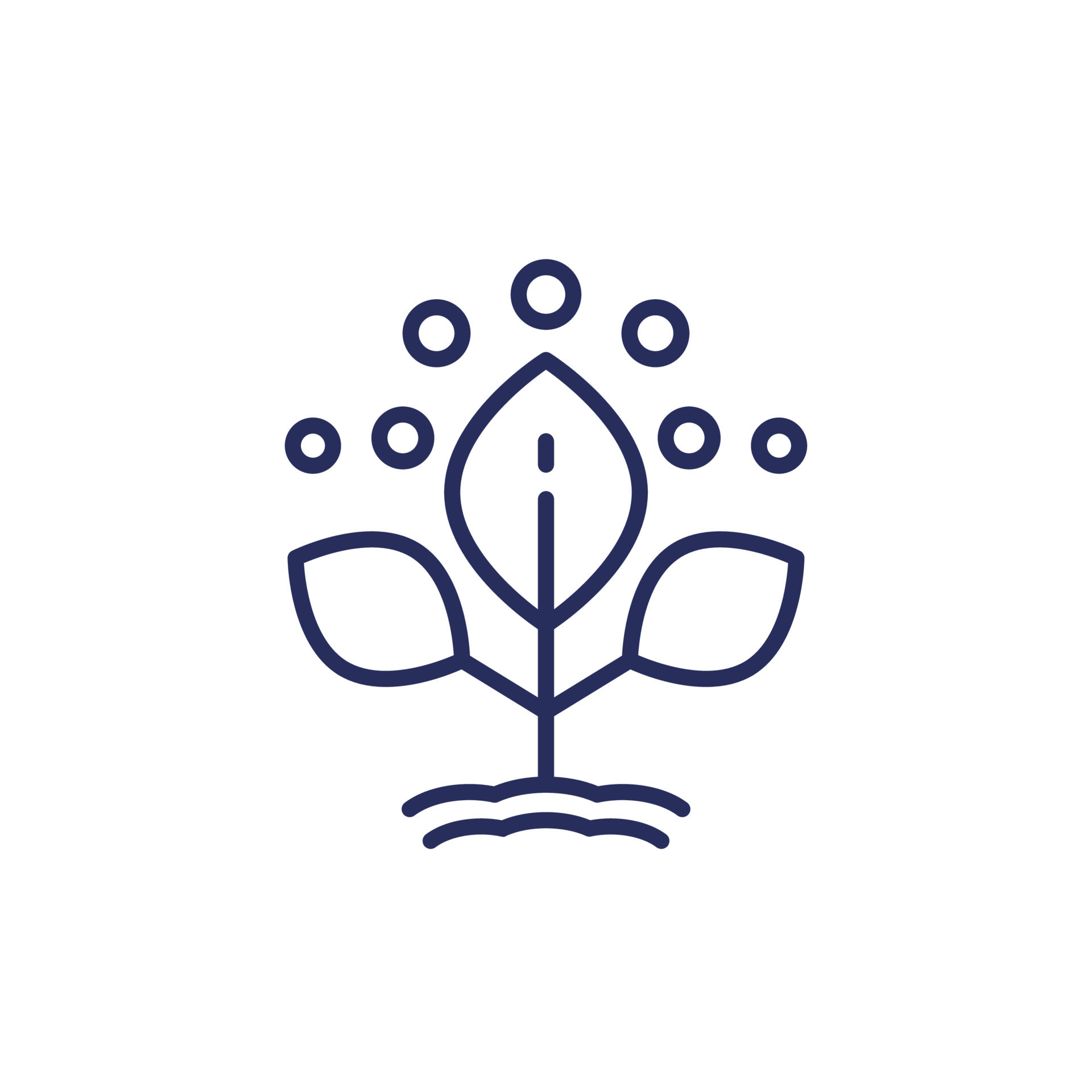 fertilizer and plant, fertilization line icon on white 22870533 Vector ...