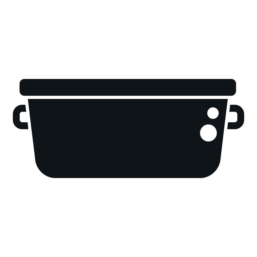 Refrigerator repair toolbox icon simple vector. Service equipment vector