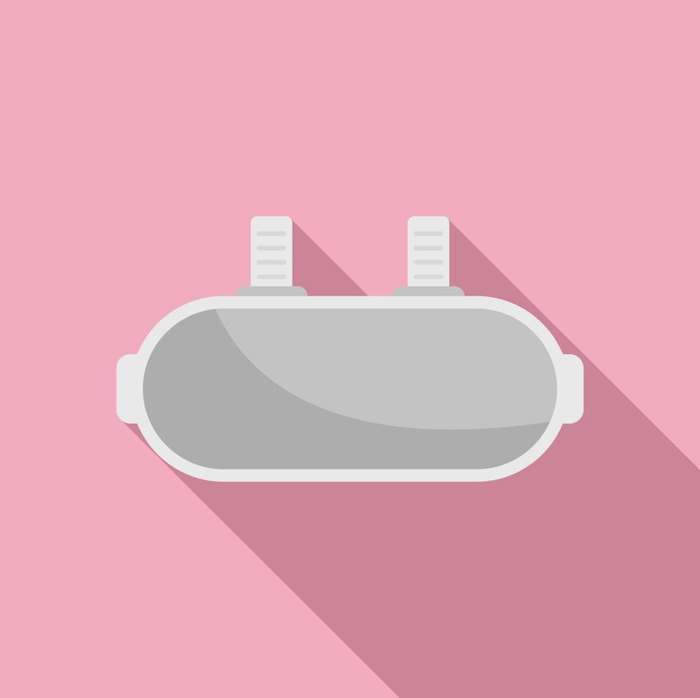 Future device icon flat vector. Vr reality vector