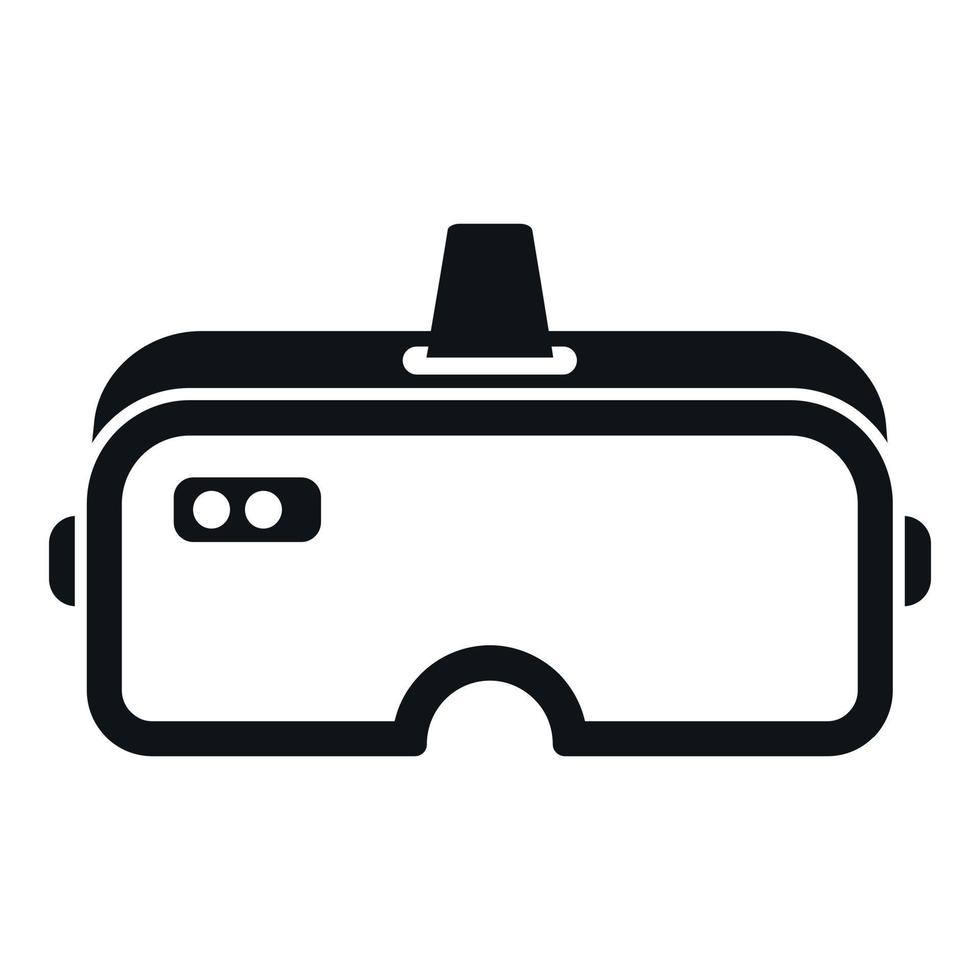 Gamer headset icon simple vector. Game mask vector