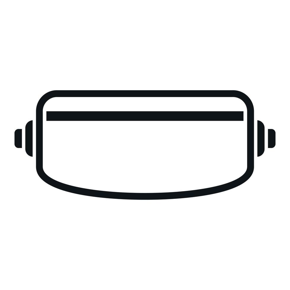Future device icon simple vector. Vr reality vector