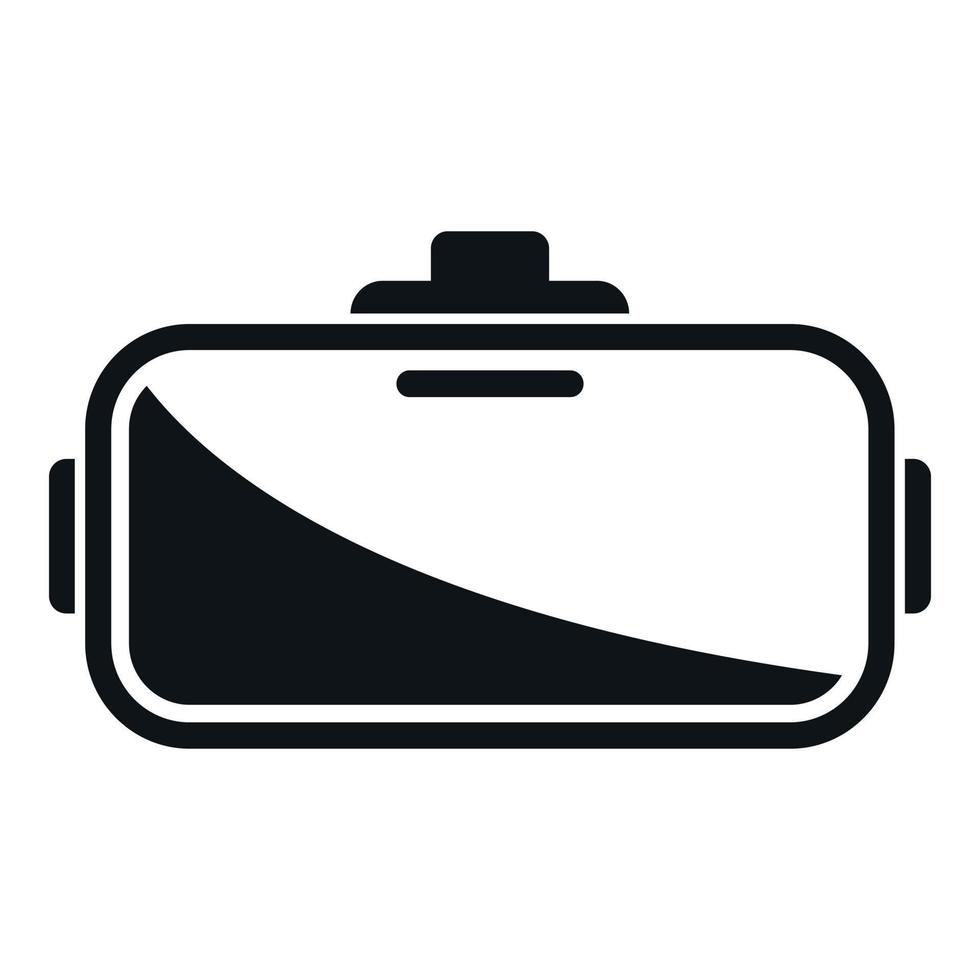 Vr headset icon simple vector. Game mask vector