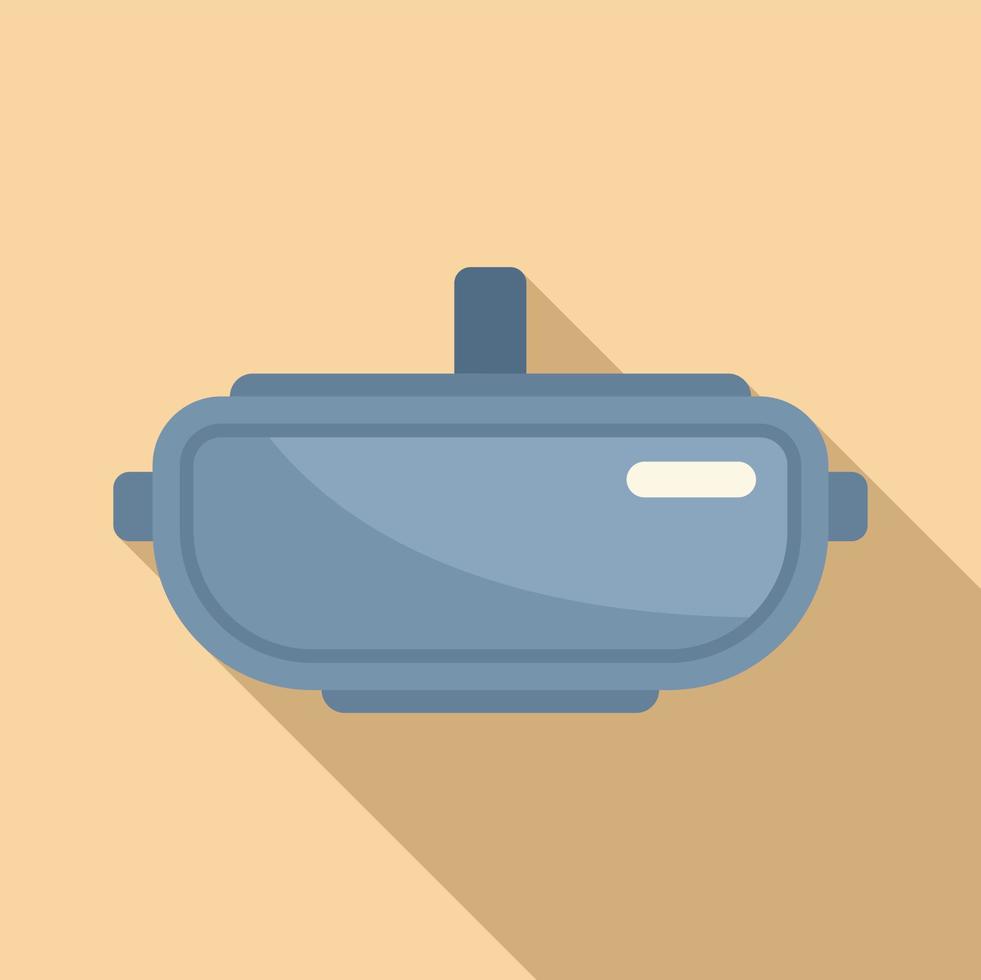 Gamer headset icon flat vector. Game mask vector