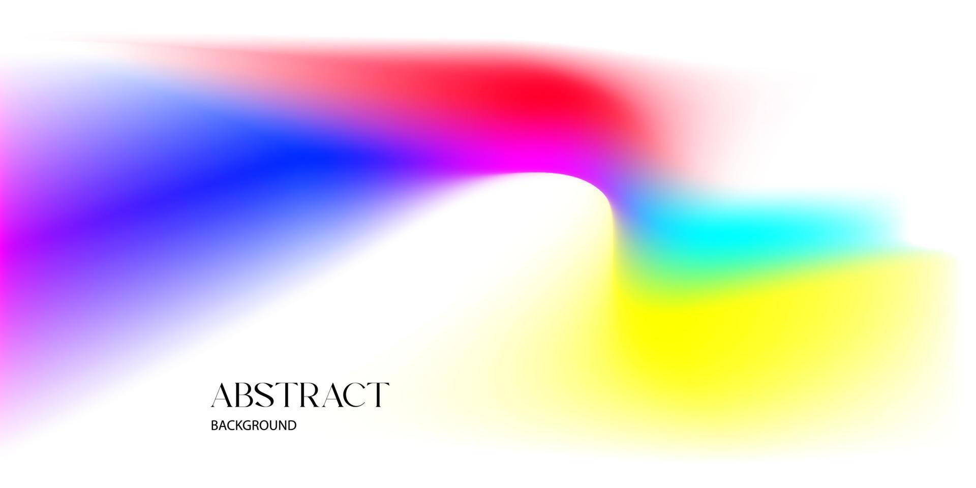 Abstract background template multicolor bright color gradient color design on white vector