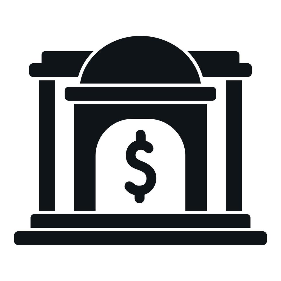 Bank money reserve icon simple vector. Global finance vector