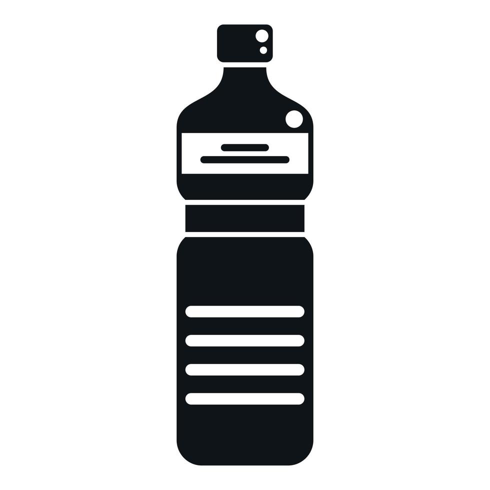 Asian bottle icon simple vector. Japan food vector