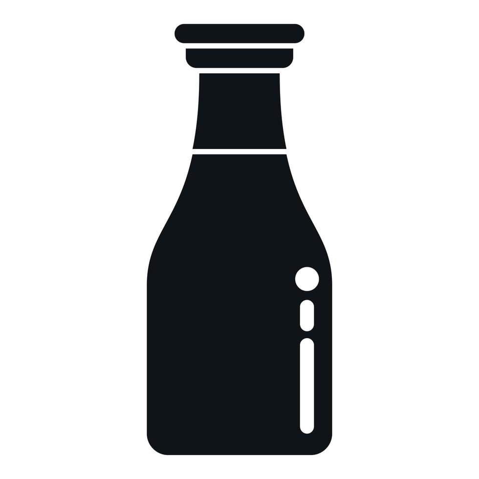 Cooking soy sauce icon simple vector. Restaurant food vector