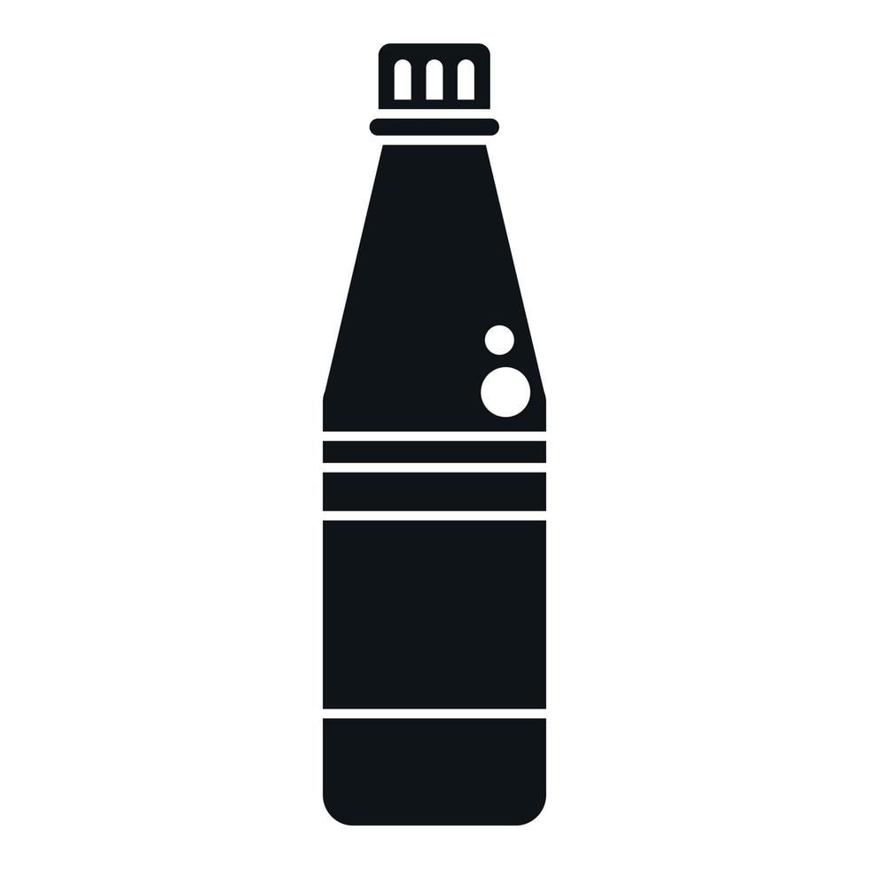 Oil bottle icon simple vector. Soy sauce vector